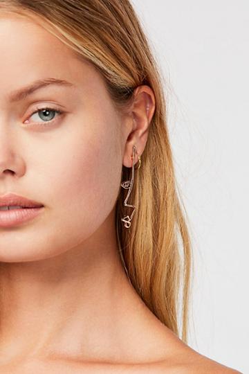 Seja Single Earring By Jonesy Wood Designs At Free People